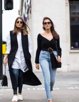 Long Sleeves Trail Down the Runway and Street